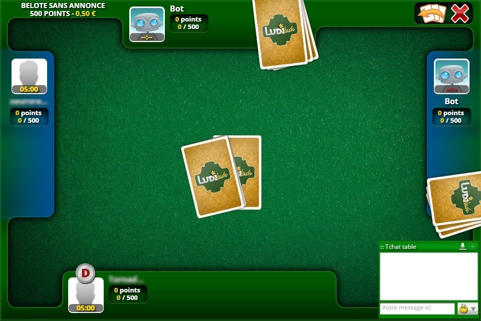 Distribution des cartes